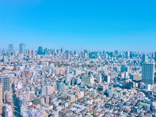東京の街並み画像