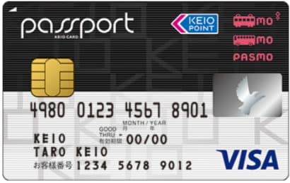 京王パスポートPASMOカード VISA