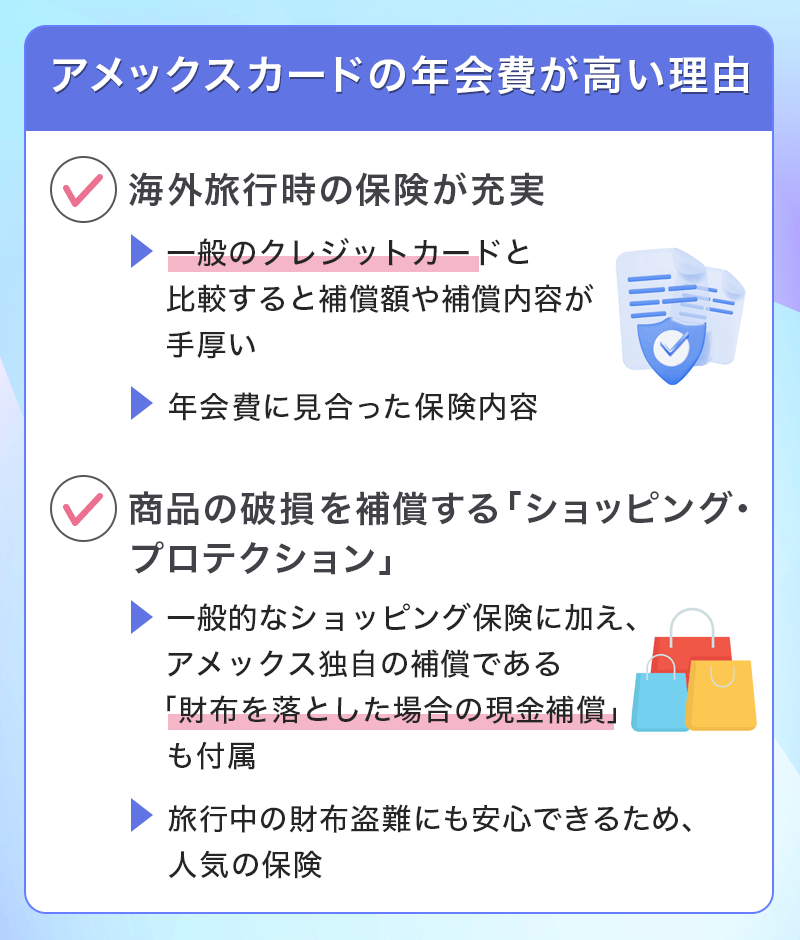 アメックスカードの年会費が高い理由