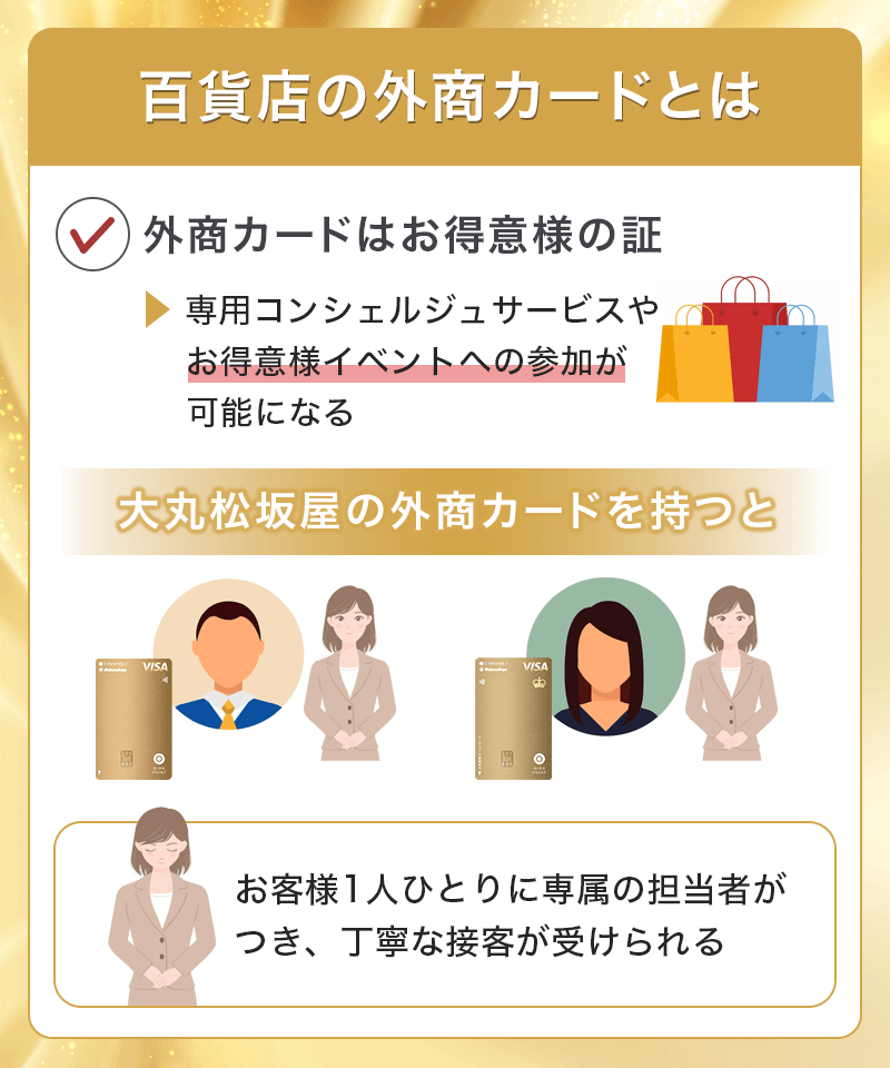 百貨店の外商カードとは