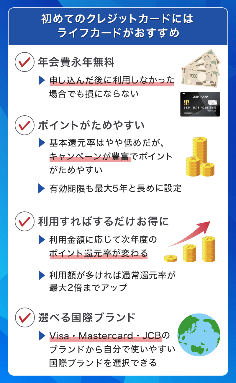 ライフカードはどんな人がおすすめ？
