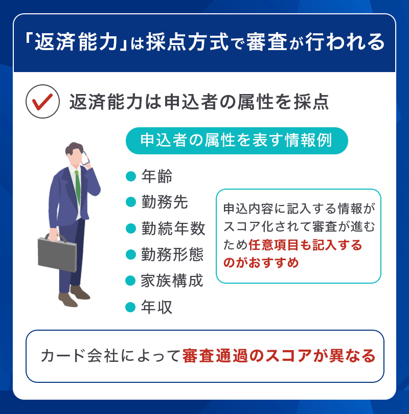 セブンカード・プラスの審査では返済能力が重視