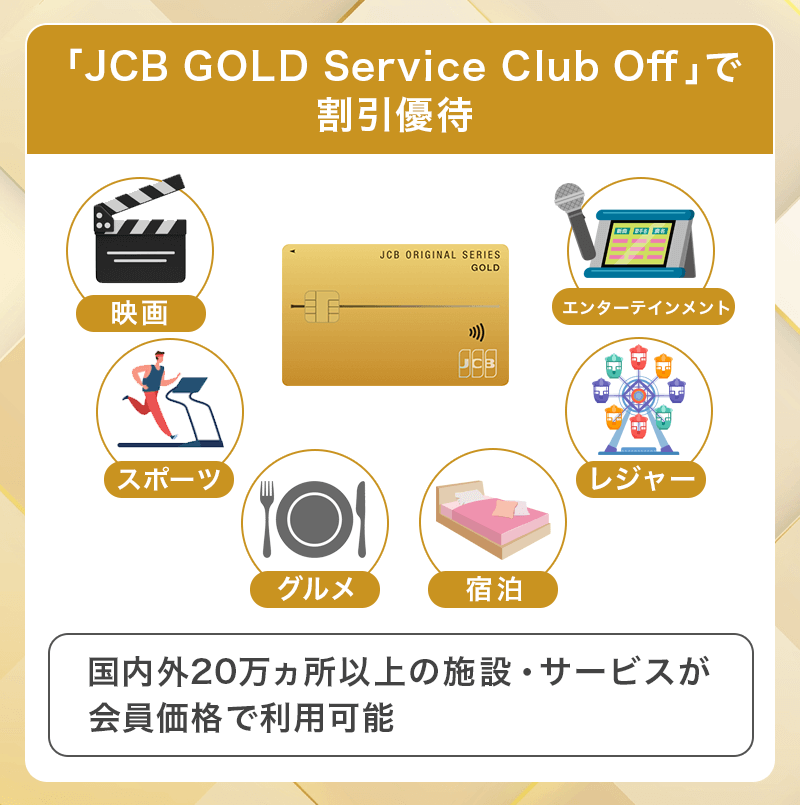 JCBゴールドの割引優待