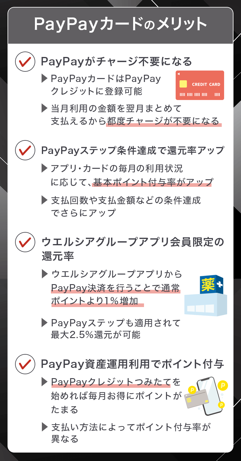 PayPayカードのメリット