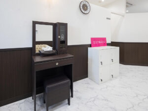 エミナルクリニック 宇都宮院 院内の様子 パウダールーム