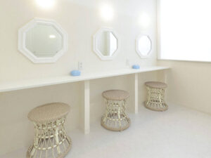 エミナルクリニック 和歌山院 院内の様子 パウダールーム