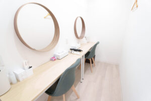 ジェニークリニック 大阪梅田院 院内の様子 パウダールーム