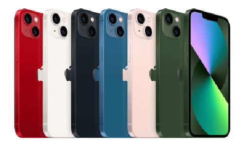 iPhone13全カラーのイメージ画像