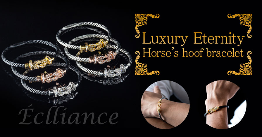 Luxury Eternity Horse’s hoof bracelet