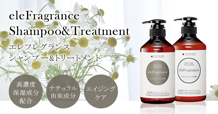 eleFragrance Shampoo & Treatment セット