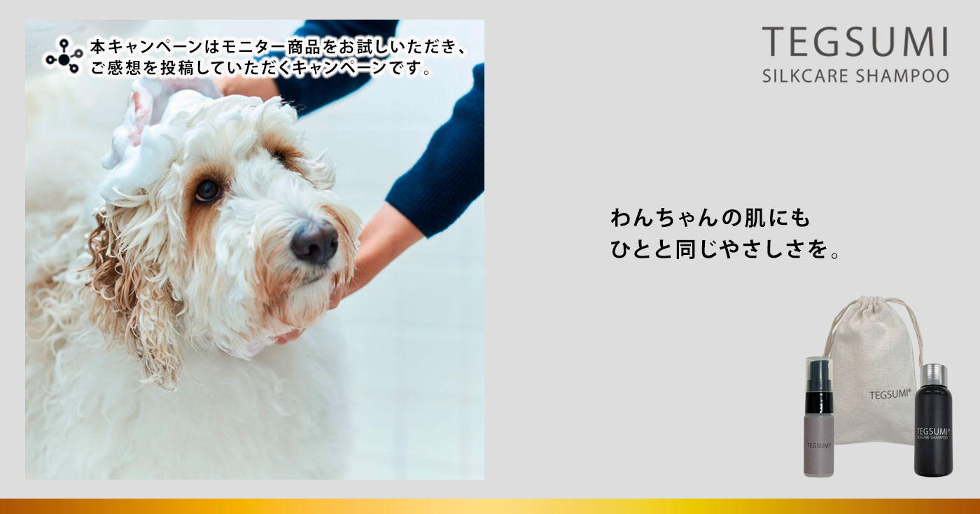 TEGSUMI SILKCARE シャンプー&スプレーのサンプルミニボトル