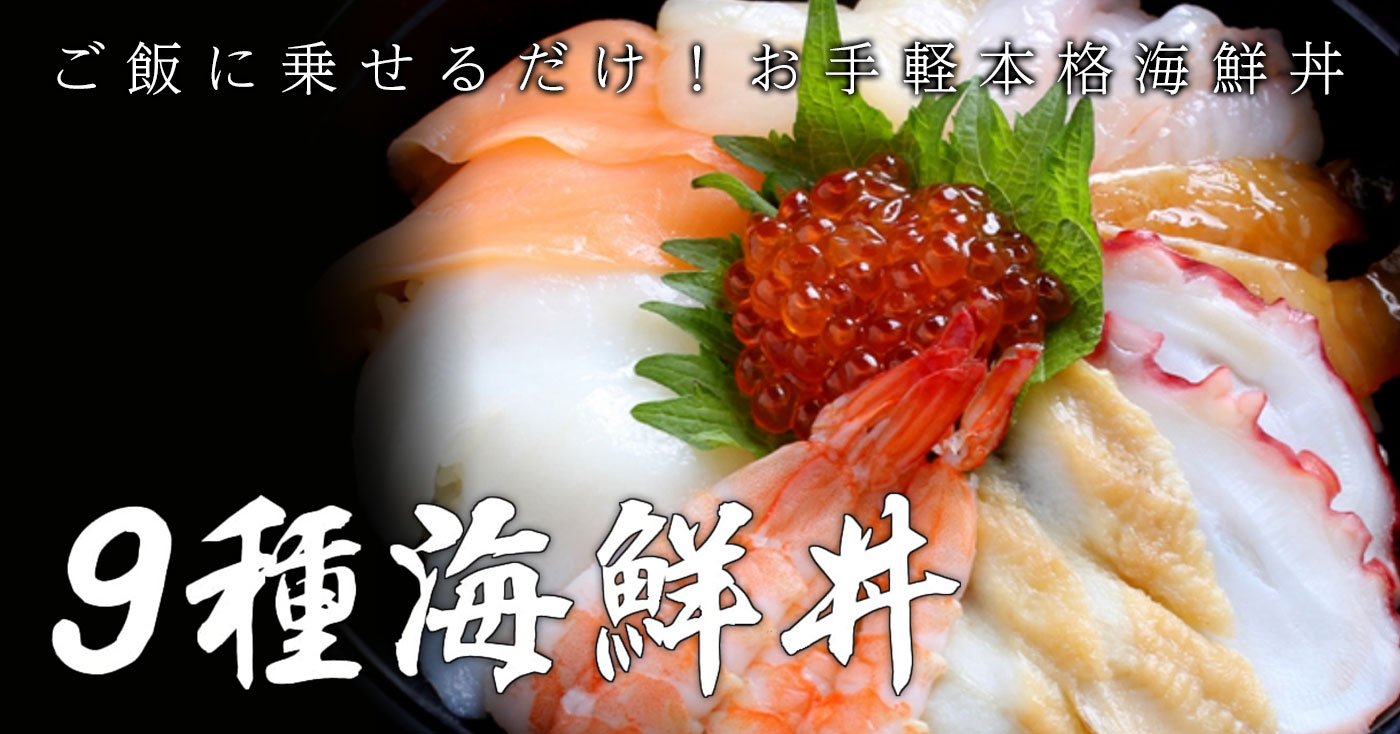 マグロの吉井 9種海鮮丼2人前セット