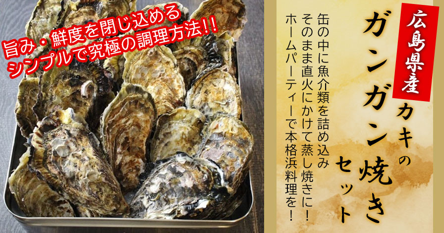 広島県産　カキのガンガン焼きセット