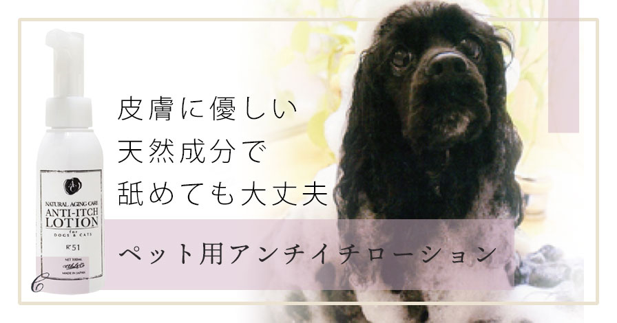 ペット用　ふけ・赤み・痒み・かぶれ対応肌荒れ用アンチイチローション