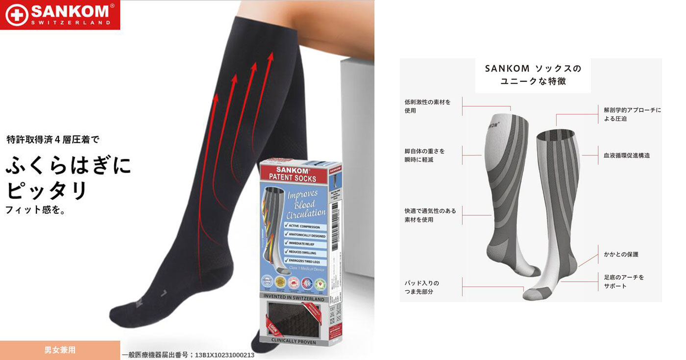 SANKOMパテントコンプレッションソックス(CLASSIC)